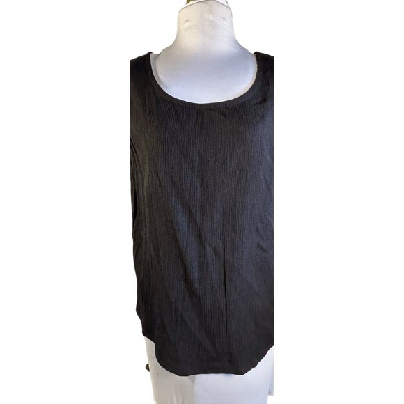 Jaclyn Smith Classic Black Tank Women Size Medium - Picture 4 of 4